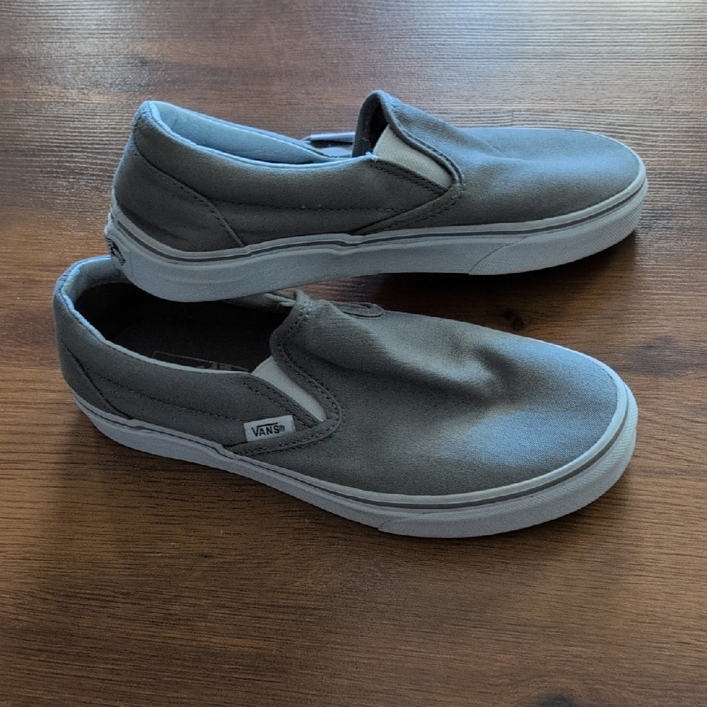 Vans Charcoal Slip-On Shoes